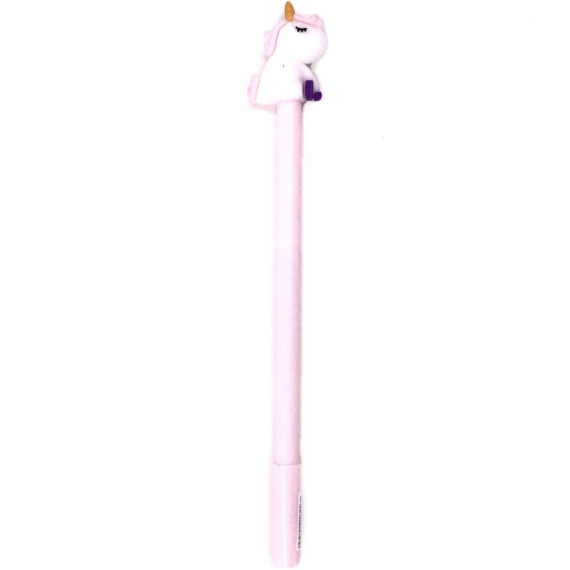 Caneta Gel em Ponta Fina 0,5 mm - Unicórnio Rosa
