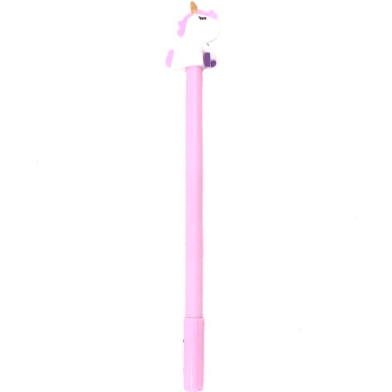 Caneta Gel em Ponta Fina 0,5 mm - Unicórnio Rosa