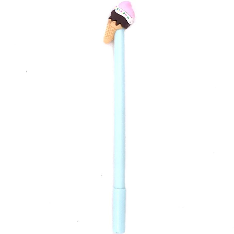 Caneta Gel em Ponta Fina 0,5 mm - Sorvete Morango c/ Creme e Chocolate