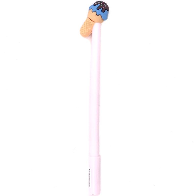 Caneta Gel em Ponta Fina 0,5 mm - Sorvete Chocolate c/ Céu Azul