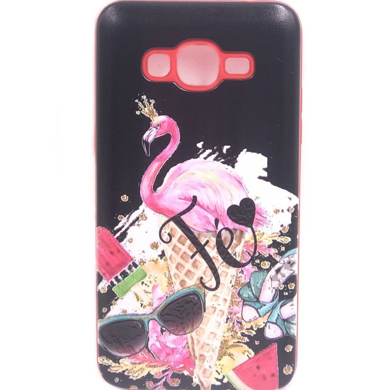 Capa Anti Impacto Flamingo Fé para Samsung Galaxy J2 Prime