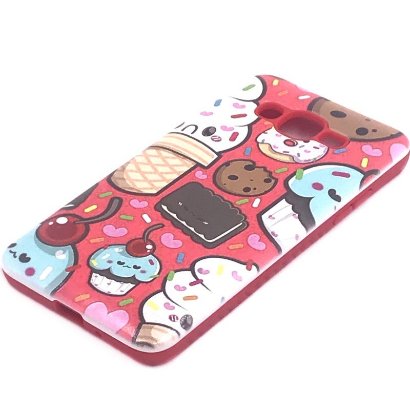 Capa Anti Impacto Cupcakes e Doces para Samsung Galaxy J2 Prime