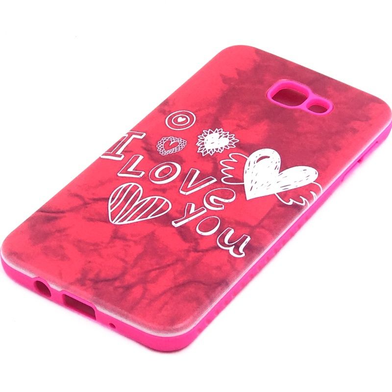 Capa Anti Impacto I Love You Corações para Samsung Galaxy J5 Prime
