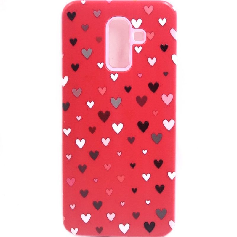 Capa Anti Impacto Mini Corações para Samsung Galaxy J8