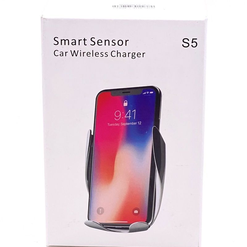Carregador por Indução Smart Sensor Car Wireless Charger S5 