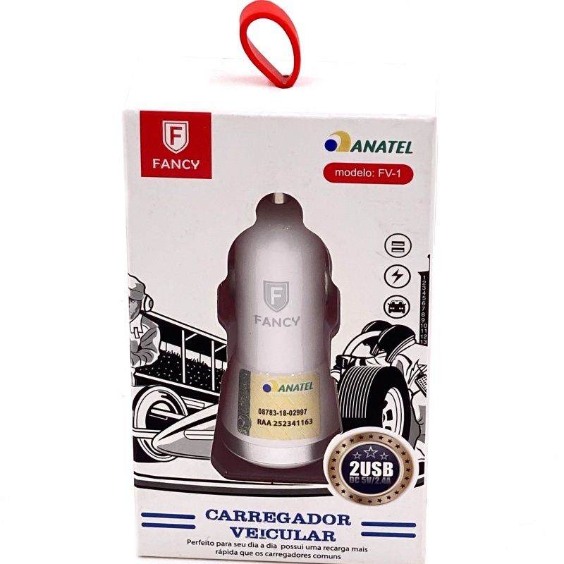 Carregador Veicular Fancy FV-1 Usb Universal 