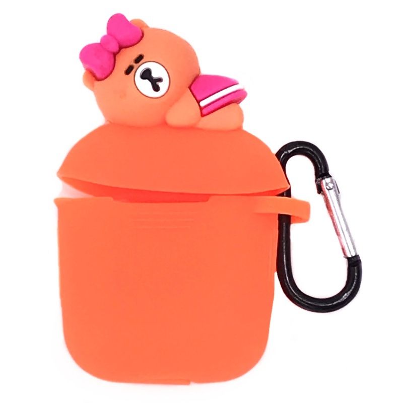 Case para Airpods Laranja - Rilakkuma