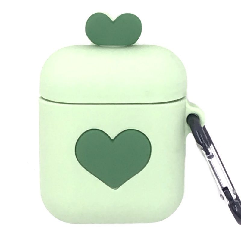 Case para Airpods - Coração Verde