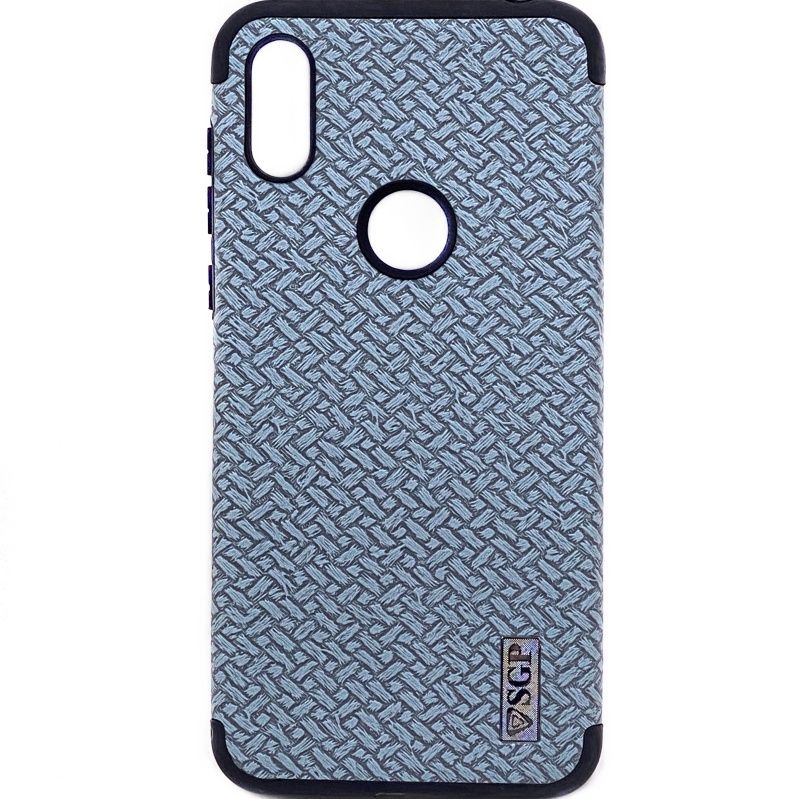 Capa SGP Borracha Tecido para Motorola Moto One - Azul Claro