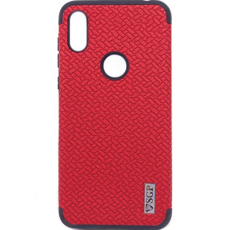 Capa SGP Borracha Tecido para Motorola Moto One - Vermelho