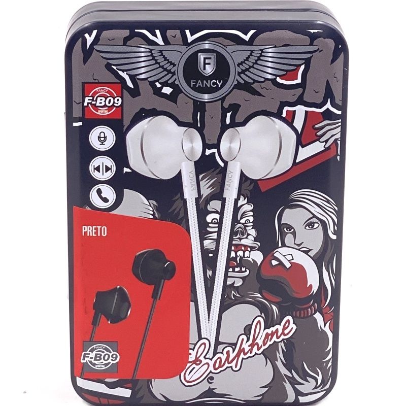 Fone de Ouvido Fancy F-B09 - Preto