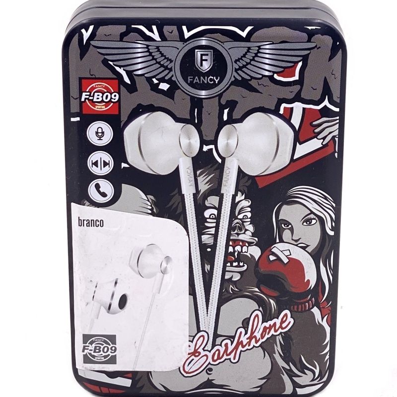 Fone de Ouvido Fancy F-B09 - Branco