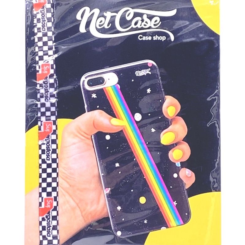 Capa Silicone NetCase Transparente Nome Profissão Streamer