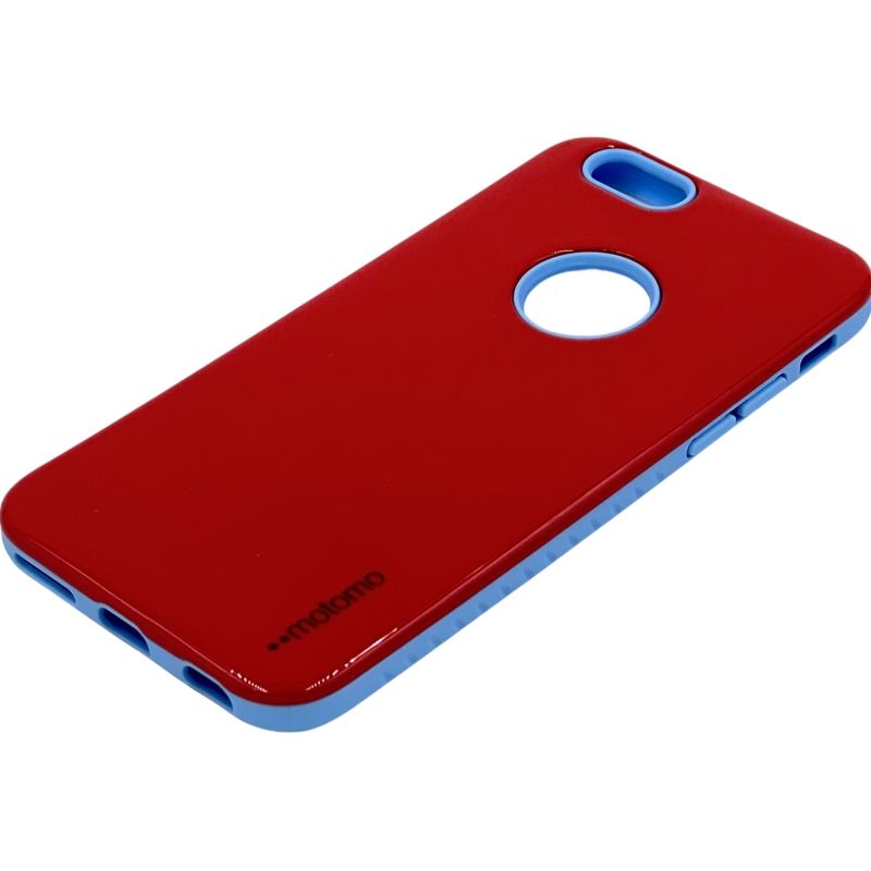 Capa Anti Choque Motomo Color - Vermelho c/ Azul