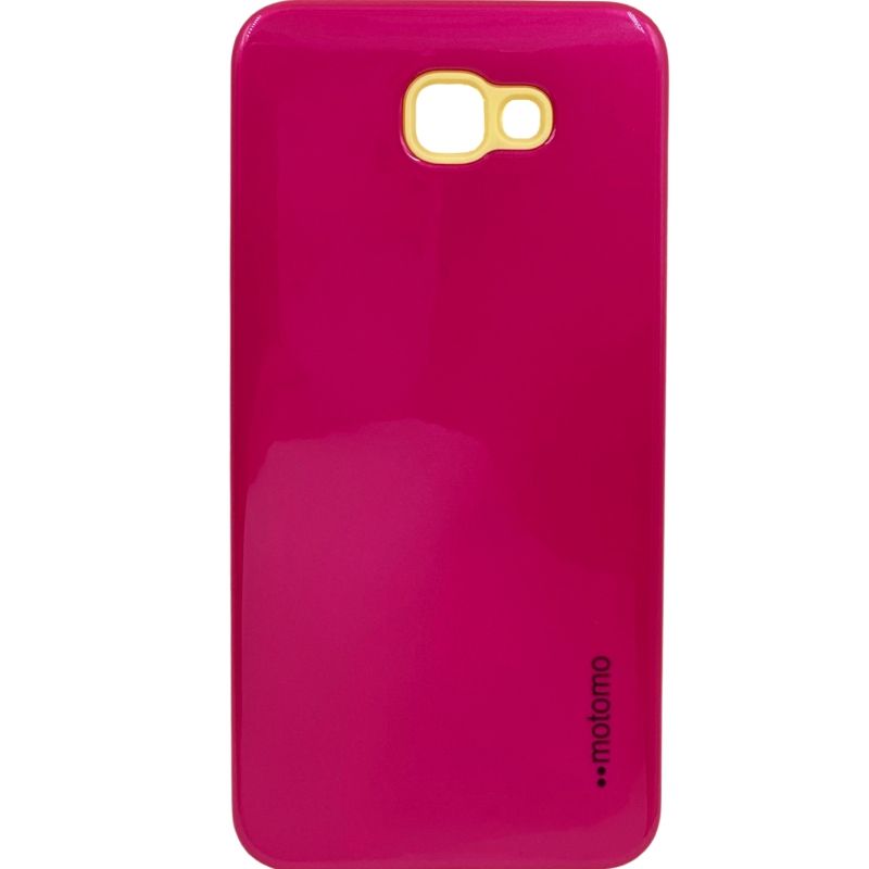 Capa Anti Choque Motomo Color - Magenta c/ Amarelo