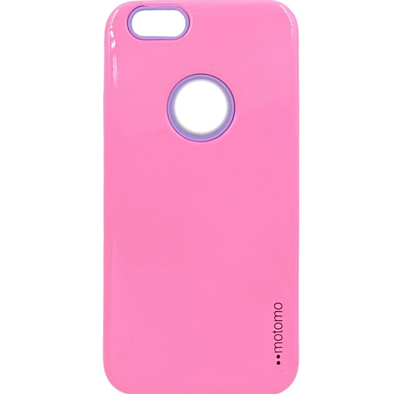 Capa Anti Choque Motomo Color - Rosa c/ Lilás