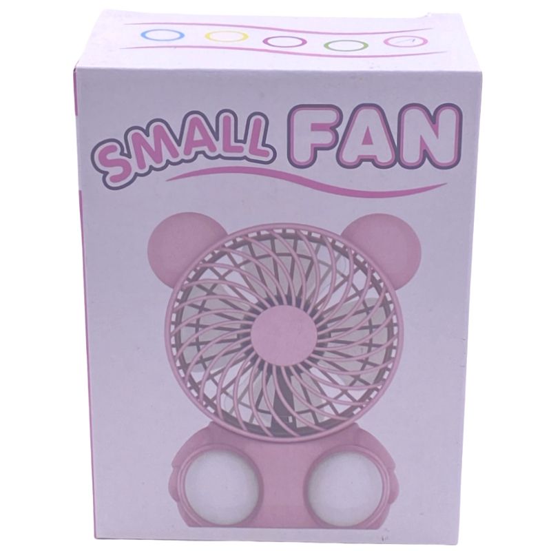 Mini Ventilador de Mesa S358 - Rosa