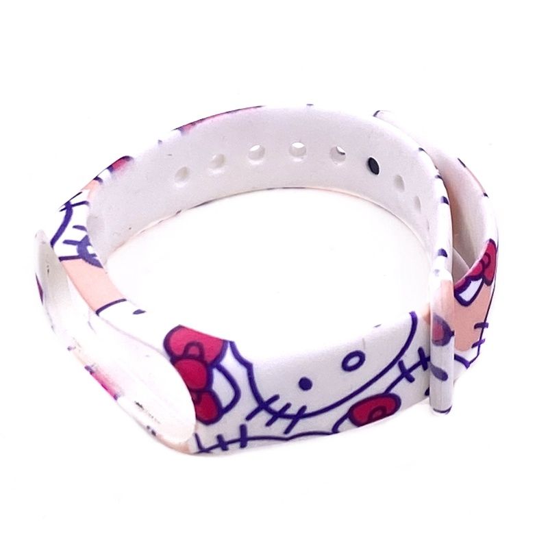 Pulseira Estampada para Relógio Mi Band 3/4 - Hello Kitty