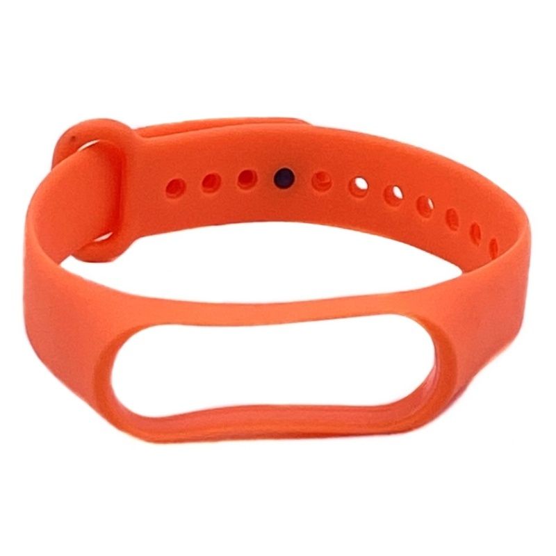 Pulseira Lisa para Relógio Mi Band 4 - Laranja