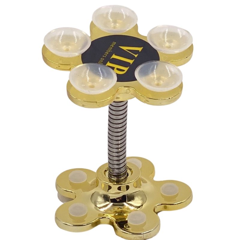 Mini Suporte Universal com Ventosa Estrela - Dourado