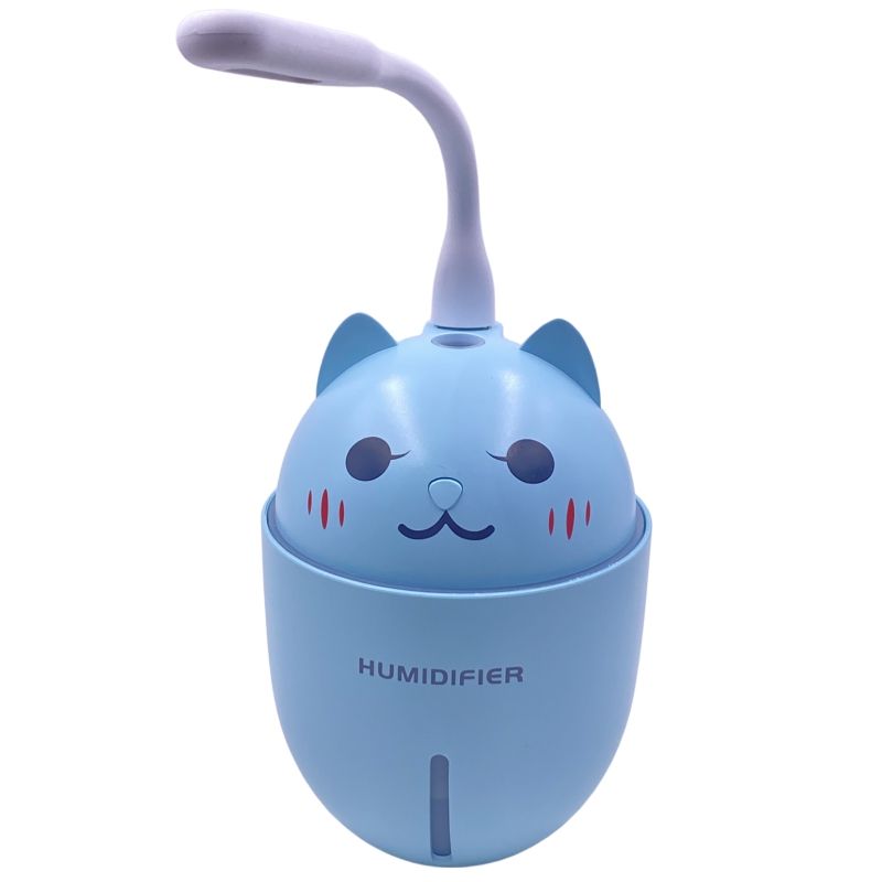 Umidificador e Aromatizador Usb Led/Ventilador - Adorable Pet Air Jiaxi - Azul