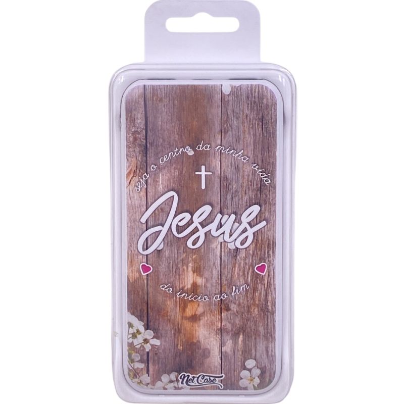 Bateria Extra Portátil Universal Power Bank I10 Dual Usb - 10000mAh - Madeira Seja o Centro da Minha Vida: Jesus