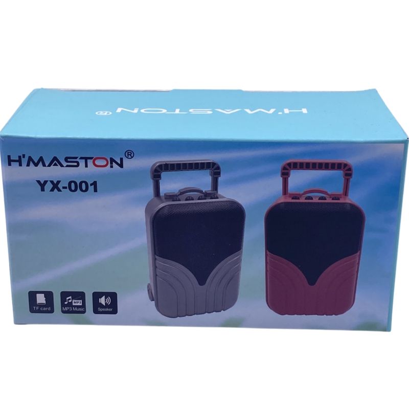 Caixa de Som Portátil Bluetooth Bag H'Maston YX-001 - Vermelho