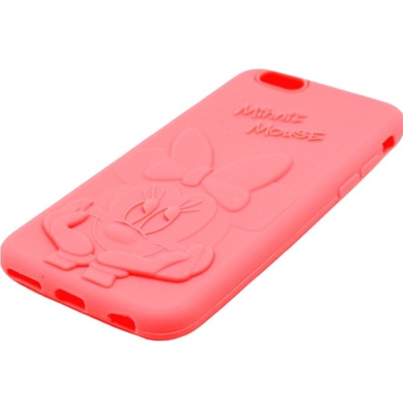 Capa Minnie - Coral p/ IPhone 6/6s