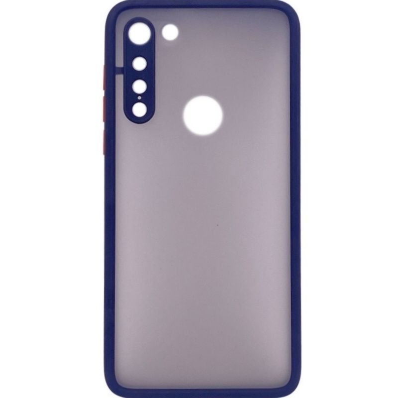 Capa Dark Fosca - Preto c/ Vermelho p/ Moto G8 Power