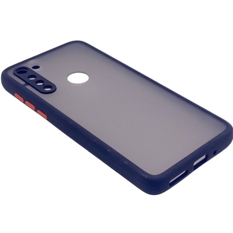 Capa Dark Fosca - Preto c/ Vermelho p/ Moto G8 Power