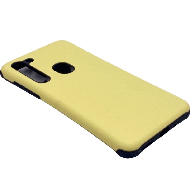 Capa Anti Impacto Forrada - Amarelo p/ Moto G8