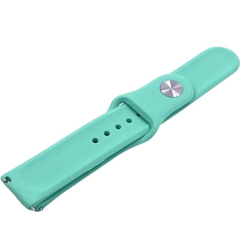 Pulseira Silicone Esportiva 20mm - Verde Água