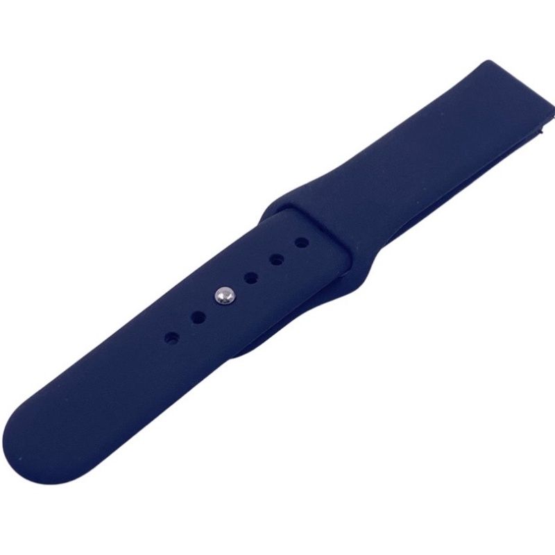 Pulseira Silicone Esportiva 20mm - Preto