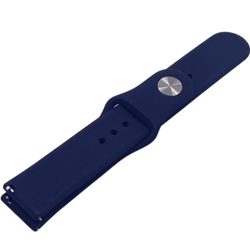 Pulseira Silicone Esportiva 20mm - Preto