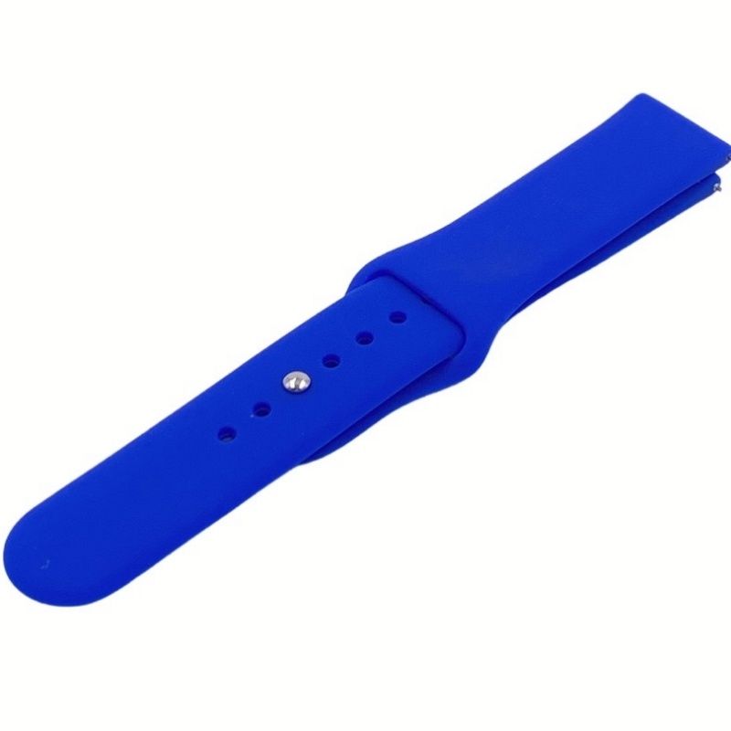 Pulseira Silicone Esportiva 20mm - Azul Royal