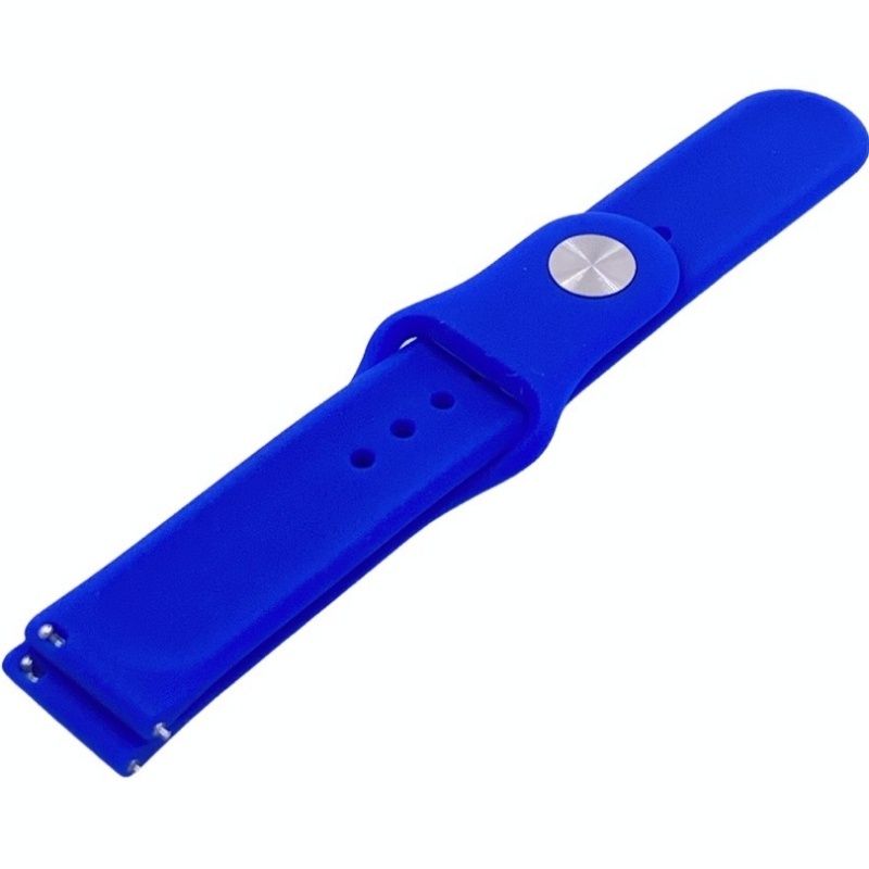 Pulseira Silicone Esportiva 20mm - Azul Royal