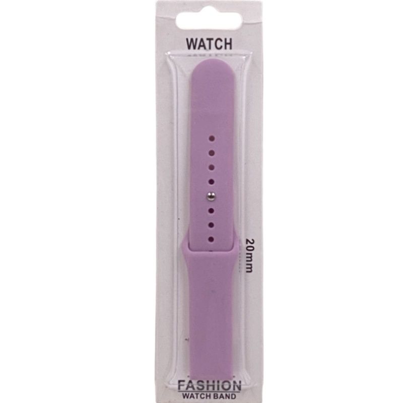 Pulseira Silicone Esportiva 20mm - Rosê