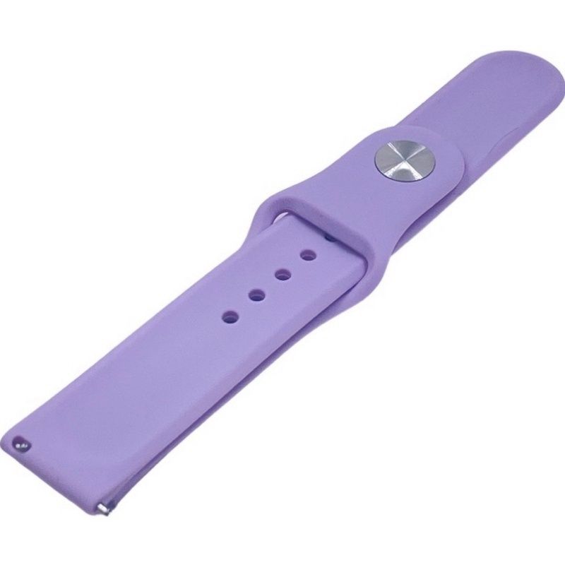 Pulseira Silicone Esportiva 20mm - Lavanda