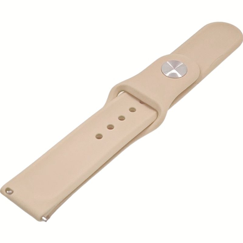 Pulseira Silicone Esportiva 20mm - Rosa Claro