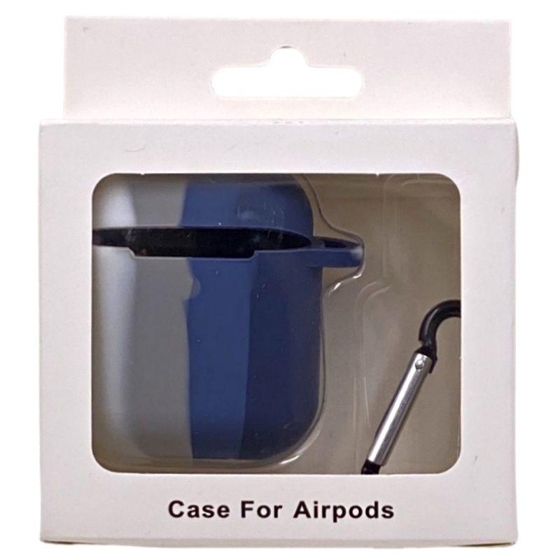 Case para Airpods Arco Íris - Branco, Cinza, Azul Marinho