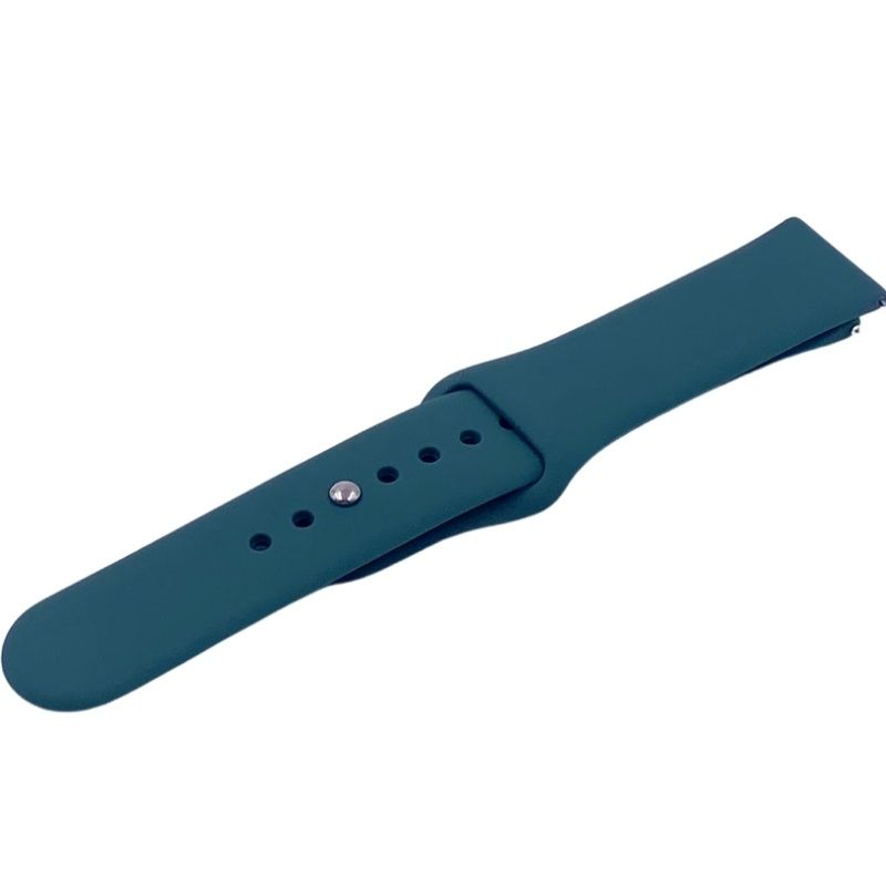 Pulseira Silicone Esportiva 20mm - Verde Petróleo