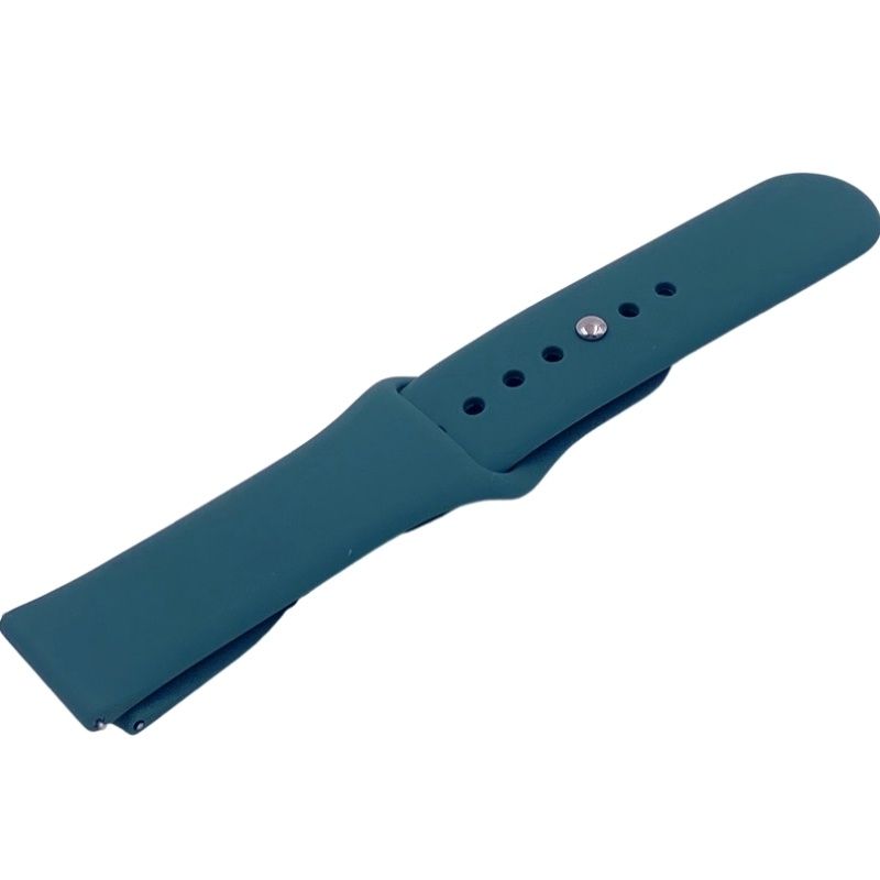 Pulseira Silicone Esportiva 20mm - Verde Petróleo