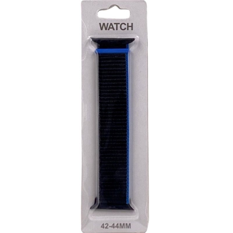 Pulseira Nylon Loop Color para SmartWatch 42/44mm - Preto/Azul