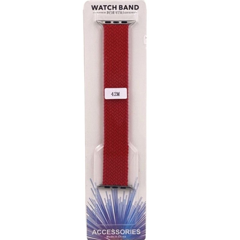 Pulseira Trançada para SmartWatch 42mm M - Vermelho
