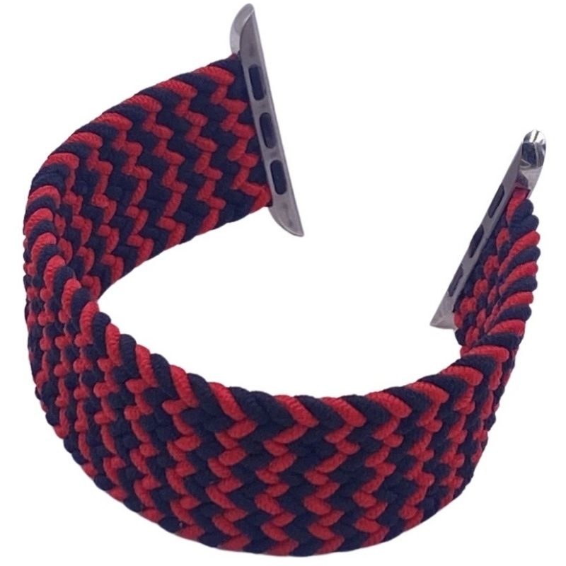 Pulseira Trançada para SmartWatch 42mm M - Vermelho, Preto