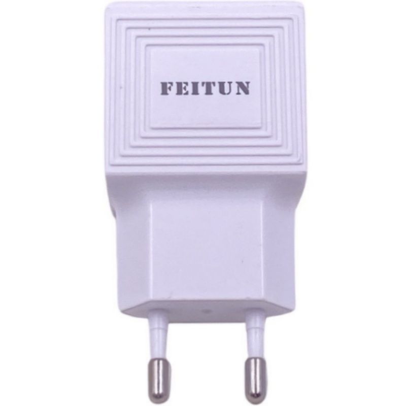Carregador de Parede Universal Usb Duplo Feitun - 2.1A - Branco