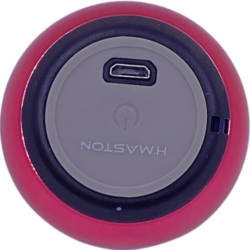 Mini Caixa de Som Portátil Bluetooth H'Maston M003 - Azul Royal c/ Vermelho
