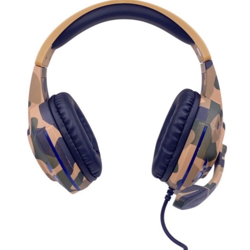 Fone de Ouvido - Gaming Headset Komc G305 - Camuflada Marrom