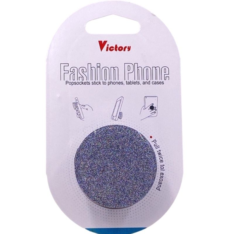 Suporte Pop Socket Brilho - Prata Platinado