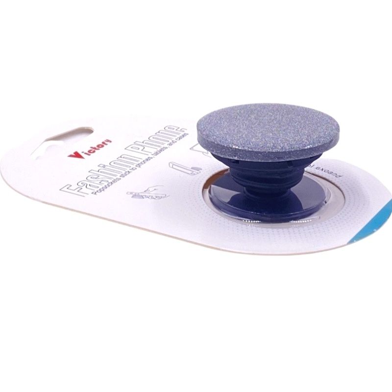 Suporte Pop Socket Brilho - Prata Platinado